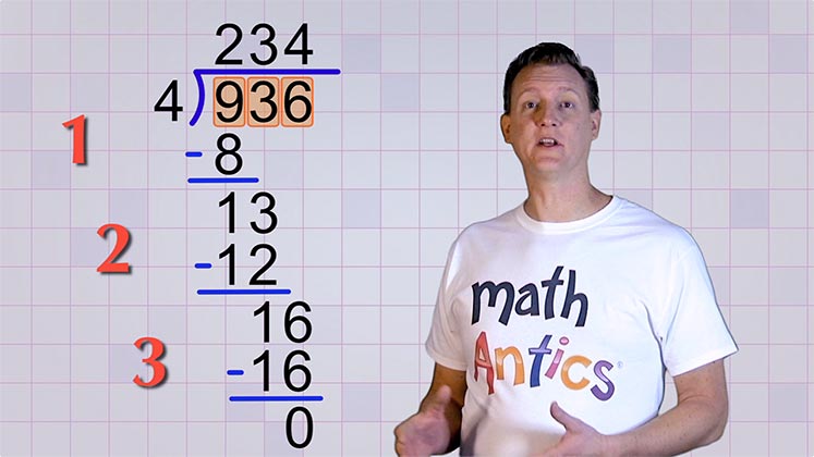 How To Divide Decimals By Whole Numbers Math Antics Roger Brent s 5th 